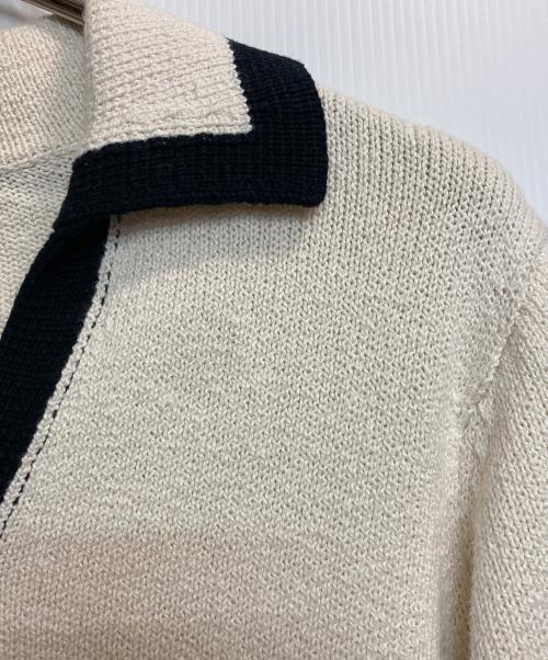 theory（セオリー）theory (セオリー) Wave Boucle OW LS Pullover アイボリー サイズ:Pの古着・服飾アイテム