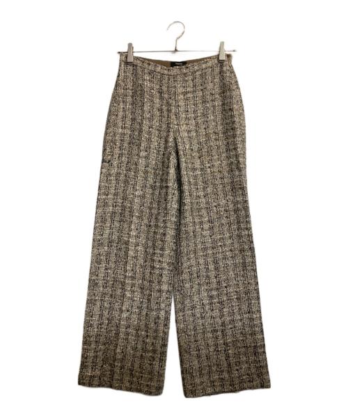 theory（セオリー）theory (セオリー) ツイードスラックス ブラウン サイズ:00の古着・服飾アイテム
