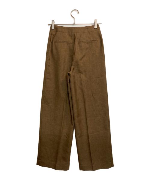 theory（セオリー）theory (セオリー) City Twill Deep Pleated Pant ブラウン サイズ:XX0の古着・服飾アイテム
