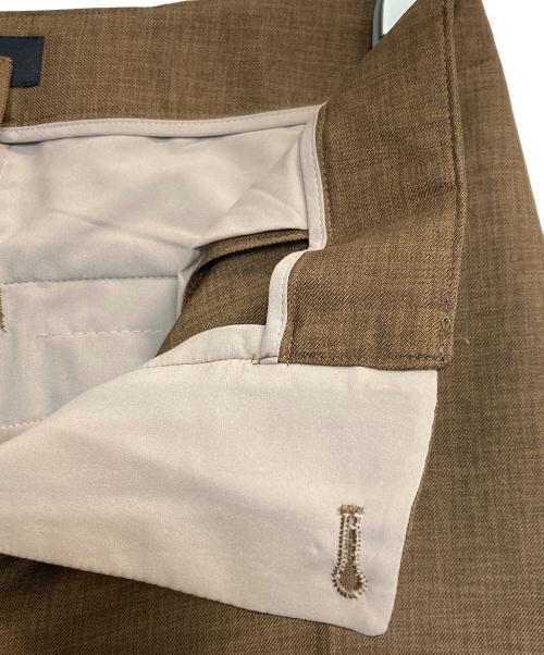 theory（セオリー）theory (セオリー) City Twill Deep Pleated Pant ブラウン サイズ:XX0の古着・服飾アイテム
