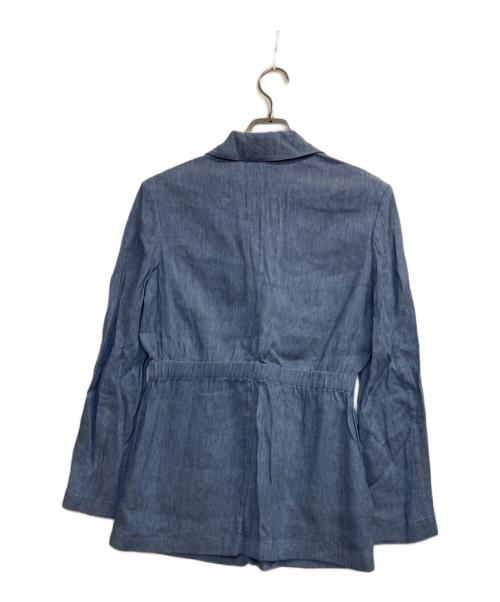 theory（セオリー）theory (セオリー) Denim Crunch Cinched Jacket ブルーの古着・服飾アイテム