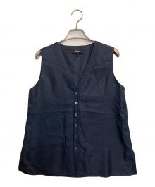 theory（セオリー）の古着「Mod Silk Twill Sl Easy Bd Bl」｜ネイビー