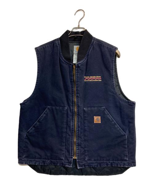CarHartt（カーハート）CarHartt (カーハート) 中綿ダックベスト ネイビー サイズ:LARGE-REGULARの古着・服飾アイテム