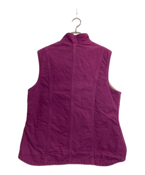CarHartt（カーハート）CarHartt (カーハート) 裏ボアダックベスト パープル サイズ:Largeの古着・服飾アイテム