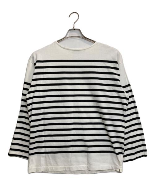 AUBERGE（オーベルジュ）AUBERGE (オーベルジュ) ボーダーカットソー ブラック×ホワイト サイズ:40の古着・服飾アイテム