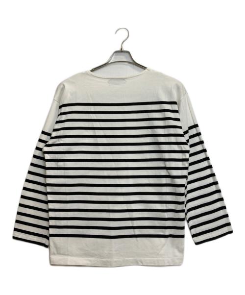 AUBERGE（オーベルジュ）AUBERGE (オーベルジュ) ボーダーカットソー ブラック×ホワイト サイズ:40の古着・服飾アイテム