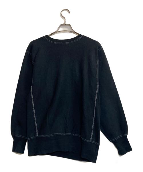 Champion REVERSE WEAVE（チャンピオン リバース ウィーブ）Champion REVERSE WEAVE (チャンピオン リバース ウィーブ) ロゴスウェット ブラック サイズ:Ｌの古着・服飾アイテム