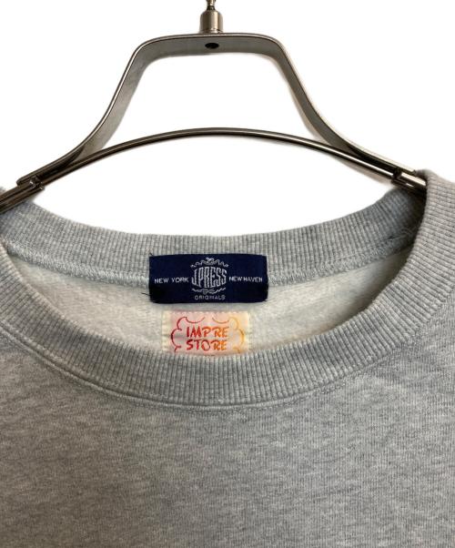 J.PRESS（ジェイプレス）J.PRESS (ジェイプレス) impre store クルーネックスウェット グレー サイズ:38の古着・服飾アイテム