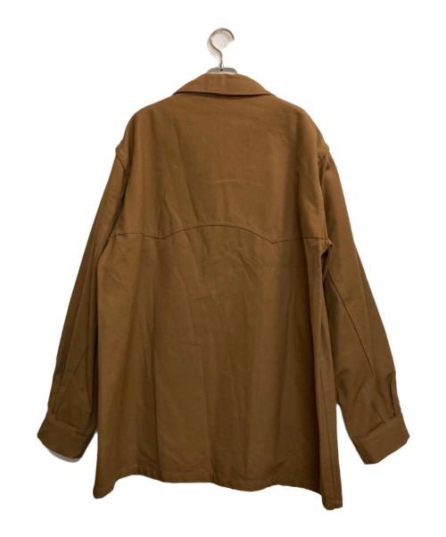 ---（---）--- (---) レイルロードコート ブラウン サイズ:-の古着・服飾アイテム