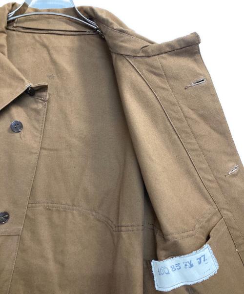 ---（---）--- (---) レイルロードコート ブラウン サイズ:-の古着・服飾アイテム