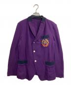 Vivienne Westwood manヴィヴィアン ウェストウッド マン）の古着「コットン3Bテーラードジャケット」｜パープル