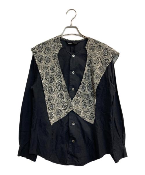 Hysteric Glamour（ヒステリックグラマー）Hysteric Glamour (ヒステリックグラマー) スカーフ付きシャツ ブラック サイズ:FREEの古着・服飾アイテム