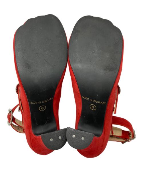 Vivienne Westwood（ヴィヴィアンウエストウッド）Vivienne Westwood (ヴィヴィアンウエストウッド) アニマルトゥスウェードパンプス レッド サイズ:24cmの古着・服飾アイテム