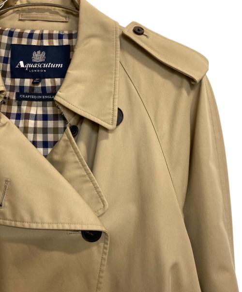 Aquascutum（アクアスキュータム）Aquascutum (アクアスキュータム) トレンチコート ベージュ サイズ:38の古着・服飾アイテム