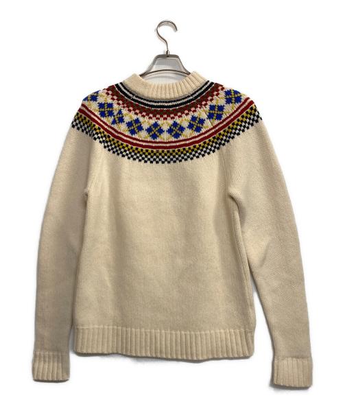 FRED PERRY（フレッドペリー）FRED PERRY (フレッドペリー) クルーネックセーター ホワイト サイズ:記載なしの古着・服飾アイテム