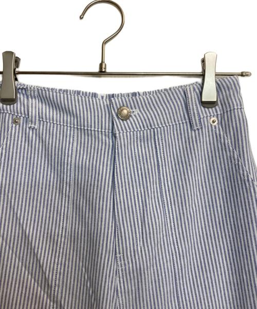 JIMWAG（ジムワッグ）JIMWAG (ジムワッグ) Stripe BB Pants ブルー×ホワイト サイズ:Mの古着・服飾アイテム