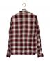 Hysteric Glamour (ヒステリックグラマー) チェックオープンカラーシャツ レッド×グレー サイズ:M：5000円