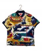 SUPREMEシュプリーム）の古着「20SS Filtre Polo/ポロシャツ」｜イエロー×ネイビー