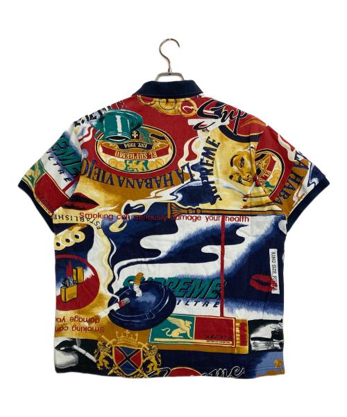 SUPREME（シュプリーム）SUPREME (シュプリーム) 20SS Filtre Polo/ポロシャツ イエロー×ネイビー サイズ:Lの古着・服飾アイテム