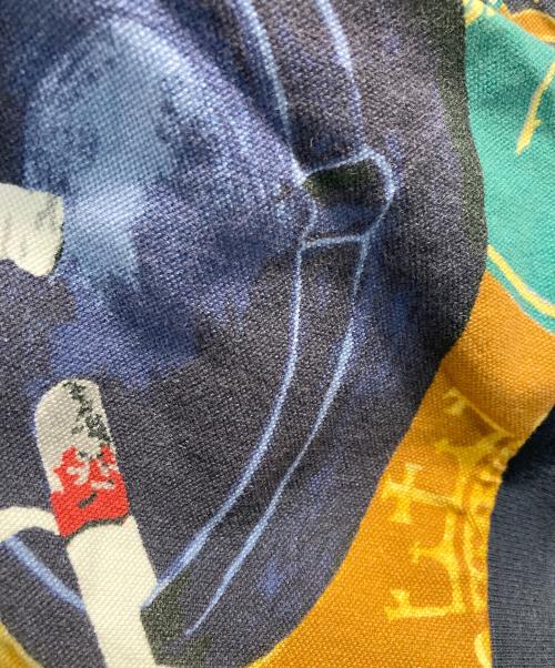 SUPREME（シュプリーム）SUPREME (シュプリーム) 20SS Filtre Polo/ポロシャツ イエロー×ネイビー サイズ:Lの古着・服飾アイテム