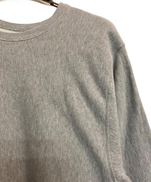 RHC Ron Herman（アールエイチシー ロンハーマン）RHC Ron Herman (アールエイチシー ロンハーマン) R刺繍クルーネックスウェット グレー サイズ:Ｍの古着・服飾アイテム