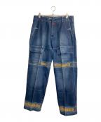 MARITHE+FRANCOIS GIRBAUDマリテフランソワジルボー）の古着「シャトルデニムパンツ」｜インディゴ