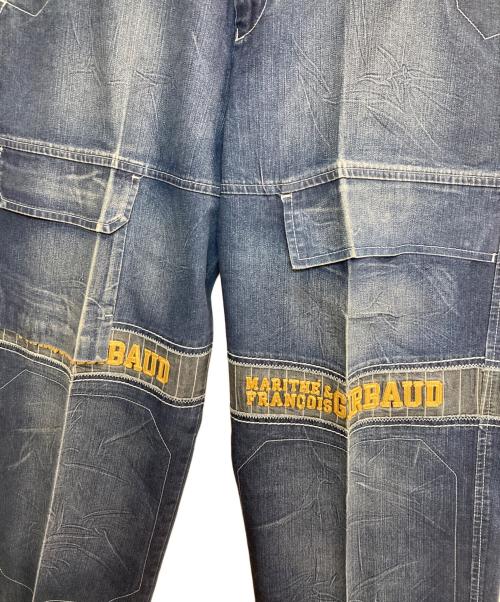 MARITHE+FRANCOIS GIRBAUD（マリテフランソワジルボー）MARITHE+FRANCOIS GIRBAUD (マリテフランソワジルボー) シャトルデニムパンツ インディゴ サイズ:-の古着・服飾アイテム