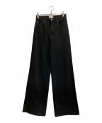 GANNIガニー）の古着「ストレートデニムパンツ」｜ブラック