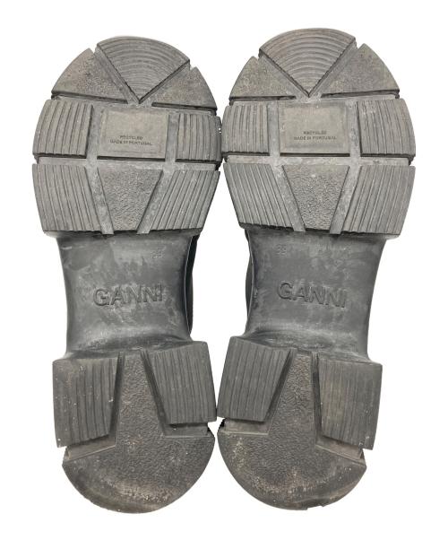 GANNI（ガニー）Ganni (ガニー) ラバーサイドゴアブーツ ブラック サイズ:39の古着・服飾アイテム