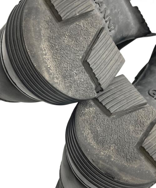 GANNI（ガニー）Ganni (ガニー) ラバーサイドゴアブーツ ブラック サイズ:39の古着・服飾アイテム