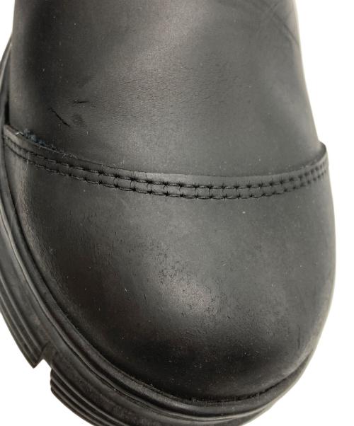 GANNI（ガニー）Ganni (ガニー) ラバーサイドゴアブーツ ブラック サイズ:39の古着・服飾アイテム