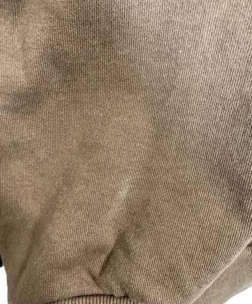 KEBOZ（ケボズ）KEBOZ (ケボズ) nui 刺繍スウェット ブラウン サイズ:Mの古着・服飾アイテム