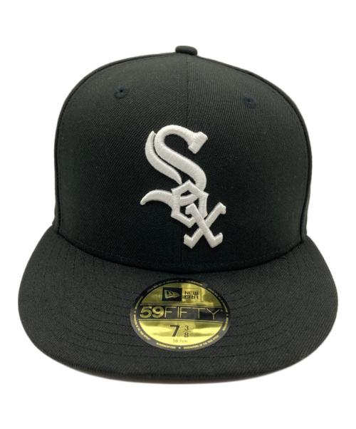 New Era（ニューエラ）New Era (ニューエラ) キャップ ブラック サイズ:7 3/8の古着・服飾アイテム