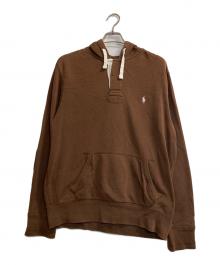 POLO RALPH LAUREN（ポロ・ラルフローレン）の古着「プルオーバーパーカー」｜ブラウン