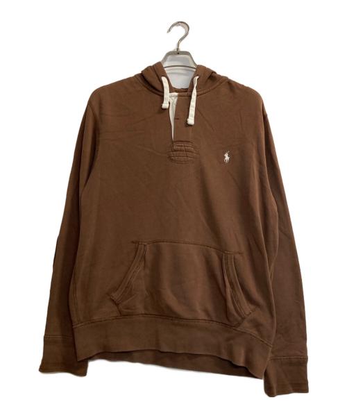 POLO RALPH LAUREN（ポロ・ラルフローレン）POLO RALPH LAUREN (ポロ・ラルフローレン) プルオーバーパーカー ブラウン サイズ:Ｌの古着・服飾アイテム