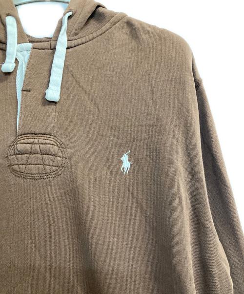 POLO RALPH LAUREN（ポロ・ラルフローレン）POLO RALPH LAUREN (ポロ・ラルフローレン) プルオーバーパーカー ブラウン サイズ:Ｌの古着・服飾アイテム