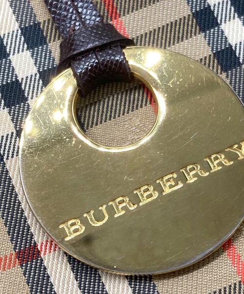 BURBERRY（バーバリー）BURBERRY (バーバリー) ノバチェックトートバッグ ベージュ×ブラウンの古着・服飾アイテム