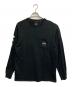 F.C.R.B.（エフシーレアルブリストル）の古着「AUTHENTIC L/S TEAM POCKET TEE」｜ブラック