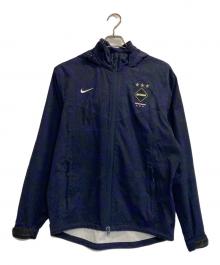 F.C.R.B.×NIKE（エフシーレアルブリストル×ナイキ）の古着「PACKABLE STORM-FIT RAIN JACKET」｜ブラック×ネイビー