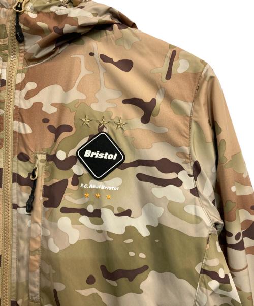 NIKE（ナイキ）NIKE (ナイキ) F.C.R.B. (エフシーレアルブリストル) CAMO HOODY JACKET カーキ サイズ:Ｌの古着・服飾アイテム