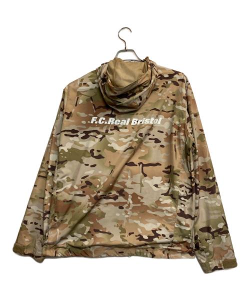 NIKE（ナイキ）NIKE (ナイキ) F.C.R.B. (エフシーレアルブリストル) CAMO HOODY JACKET カーキ サイズ:Ｌの古着・服飾アイテム