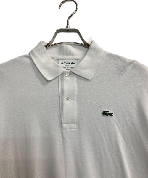 LACOSTE（ラコステ）LACOSTE (ラコステ) L/Sポロシャツ ホワイト サイズ:Lの古着・服飾アイテム