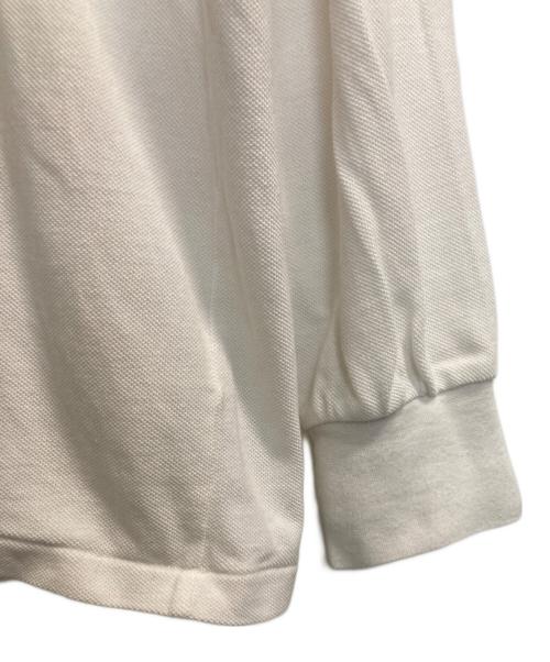 LACOSTE（ラコステ）LACOSTE (ラコステ) L/Sポロシャツ ホワイト サイズ:Lの古着・服飾アイテム
