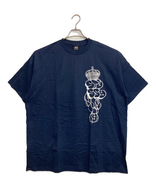 stussy（ステューシー）stussy (ステューシー) FAT CHAIN T ネイビー サイズ:XXLの古着・服飾アイテム