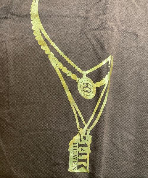 stussy（ステューシー）stussy (ステューシー) 14 KARAT T ブラウン サイズ:XLの古着・服飾アイテム