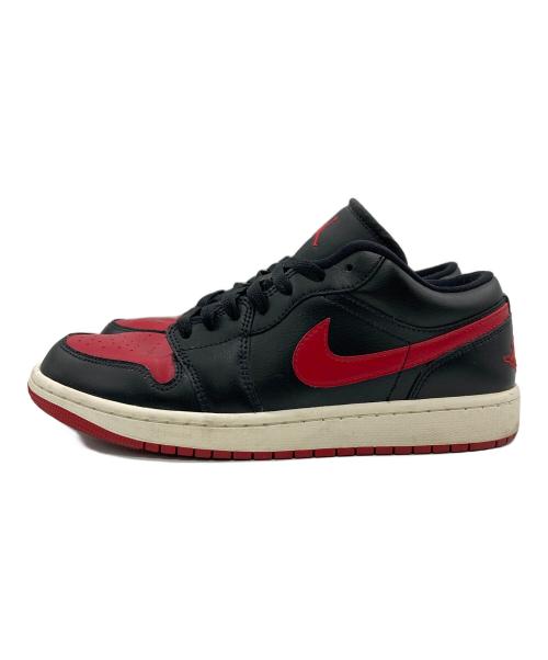 NIKE（ナイキ）NIKE (ナイキ) WMNS AIR JORDAN 1 LOW ブラック×レッド サイズ:27.5cmの古着・服飾アイテム