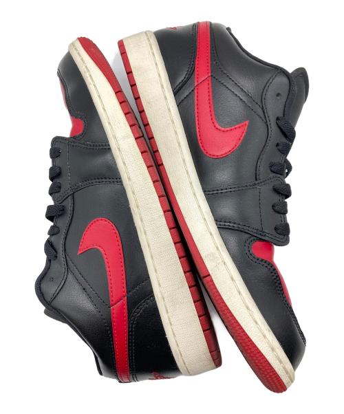 NIKE（ナイキ）NIKE (ナイキ) WMNS AIR JORDAN 1 LOW ブラック×レッド サイズ:27.5cmの古着・服飾アイテム
