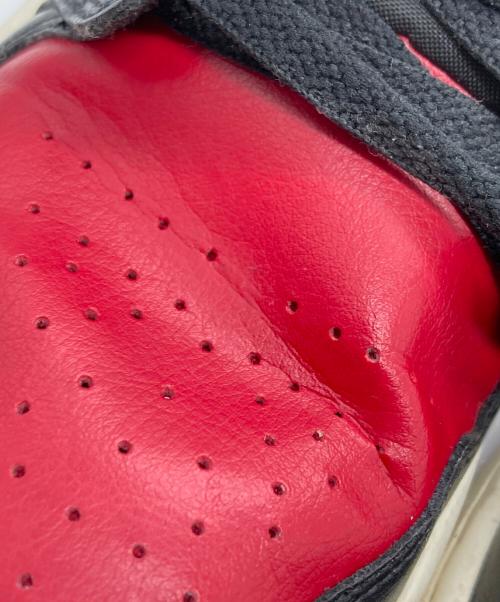 NIKE（ナイキ）NIKE (ナイキ) WMNS AIR JORDAN 1 LOW ブラック×レッド サイズ:27.5cmの古着・服飾アイテム