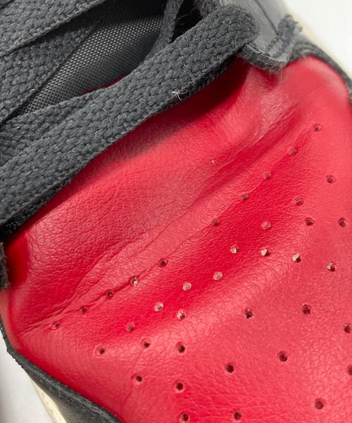 NIKE（ナイキ）NIKE (ナイキ) WMNS AIR JORDAN 1 LOW ブラック×レッド サイズ:27.5cmの古着・服飾アイテム