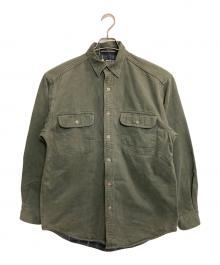 Eddie Bauer（エディーバウアー）の古着「シャツジャケット」｜グリーン